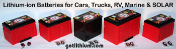 Automotive Racing batteries with real carbon fiber!